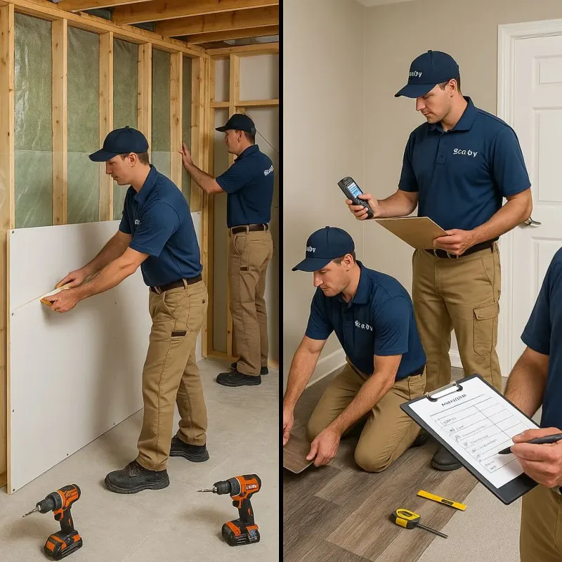 Repairs and Reconstruction process in Electric City, WA